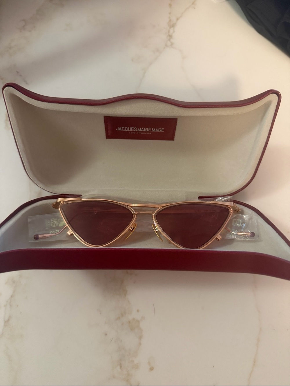 Jacques Marie Mage Women’s Niki Rose Gold Cat-Eye Sunglasses